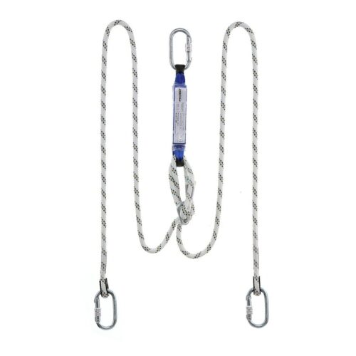 PROTEKT Amortyzator bezpieczeństwa z podwójną linką regulowaną i zatrzaśnikami BW200/2LB100/3AZ011