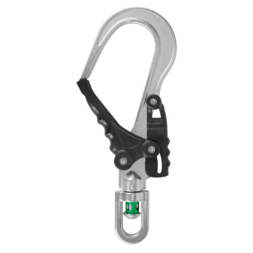 PROTEKT Zatrzaśnik zaczepowy z zapadką blokującą typu "EasyHook Open" z indykatorem upadku AZ 029SI