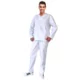 Komplet medyczny męski biały długi rękaw